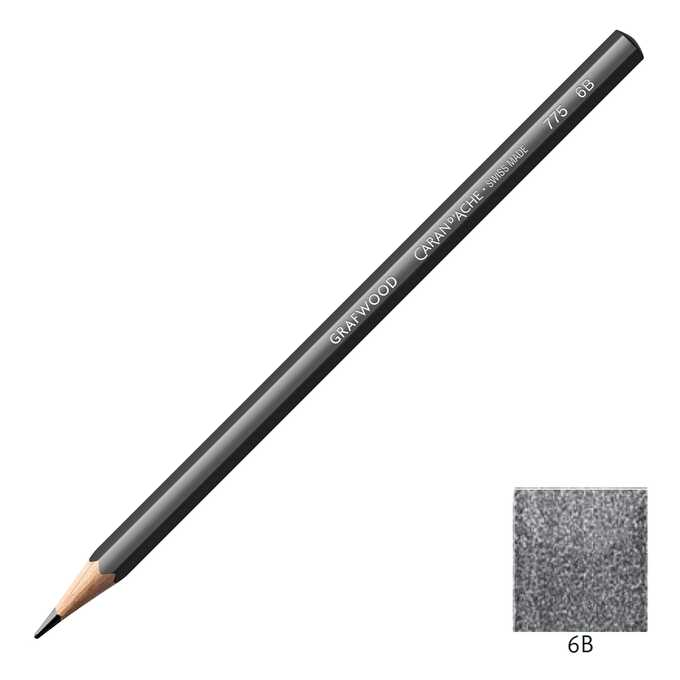 Ołówek Grafwood Caran d'Ache, 6B