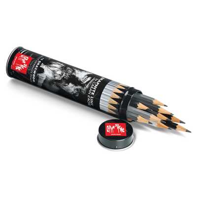 Ołówki Grafwood Caran d'Ache, 15 sztuk w tubie