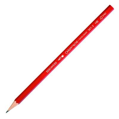 Szkolny zestaw Caran d’Ache: 2 ołówki Edelweiss HB + gumka i temperówka