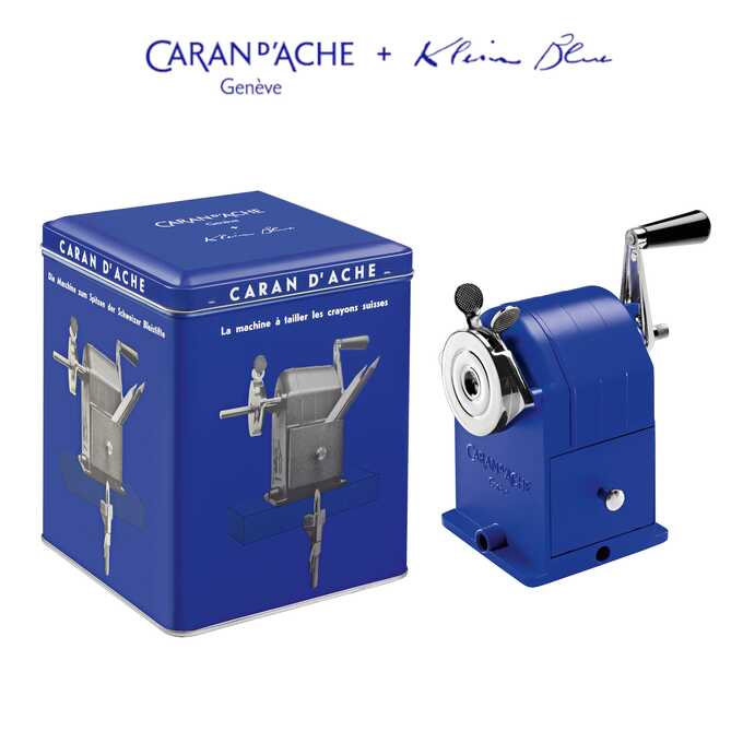 Temperówka metalowa Caran d’Ache z limitowanej kolekcji Klein Blue