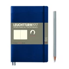 NOTATNIK LEUCHTTURM1917 PAPERBACK B6+, MIĘKKA OPRAWA, GRANATOWY - Liniatura: gładki