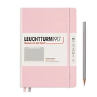 NOTATNIK MUTED COLOURS A5 MEDIUM LEUCHTTURM1917, TWARDA OPRAWA, POWDER (PUDROWO RÓŻOWY) - Liniatura: w kratkę