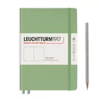 NOTATNIK MUTED COLOURS A5 MEDIUM LEUCHTTURM1917, TWARDA OPRAWA, SAGE (SZAŁWIOWY) - Liniatura: gładki