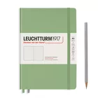 NOTATNIK MUTED COLOURS A5 MEDIUM LEUCHTTURM1917, TWARDA OPRAWA, SAGE (SZAŁWIOWY) - Liniatura: w kropki