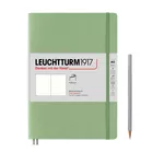 NOTATNIK MUTED COLOURS A5 MEDIUM LEUCHTTURM1917, MIĘKKA OPRAWA, SAGE (SZAŁWIOWY) - Liniatura: gładki