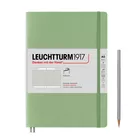 NOTATNIK MUTED COLOURS A5 MEDIUM LEUCHTTURM1917, MIĘKKA OPRAWA, SAGE (SZAŁWIOWY) - Liniatura: w kratkę