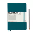 NOTATNIK A5 MEDIUM LEUCHTTURM1917, TWARDA OPRAWA, MORSKI - Liniatura: w kratkę