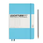 NOTATNIK A5 MEDIUM LEUCHTTURM1917, TWARDA OPRAWA, JASNONIEBIESKI - Liniatura: w kropki