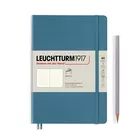NOTATNIK A5 RISING COLOURS LEUCHTTURM1917, MIĘKKA OPRAWA, STONE BLUE (KAMIENNY BŁĘKIT) - Liniatura: w kropki
