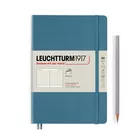 NOTATNIK A5 RISING COLOURS LEUCHTTURM1917, MIĘKKA OPRAWA, STONE BLUE (KAMIENNY BŁĘKIT) - Liniatura: w linię