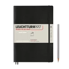 NOTATNIK LEUCHTTURM1917 COMPOSITION (B5), MIĘKKA OPRAWA, CZARNY - Liniatura: w kratkę