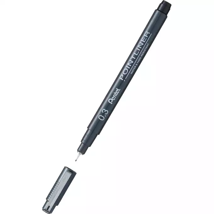 Cienkopis kalibrowany Pentel Pointliner 0,3 mm