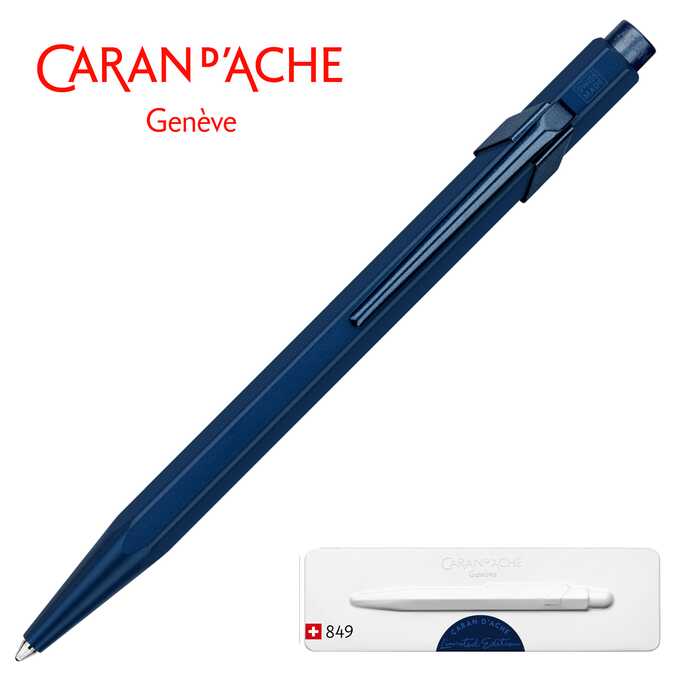 Długopis Caran d’Ache 849 Claim Your Style #3, kolor Midnight Blue