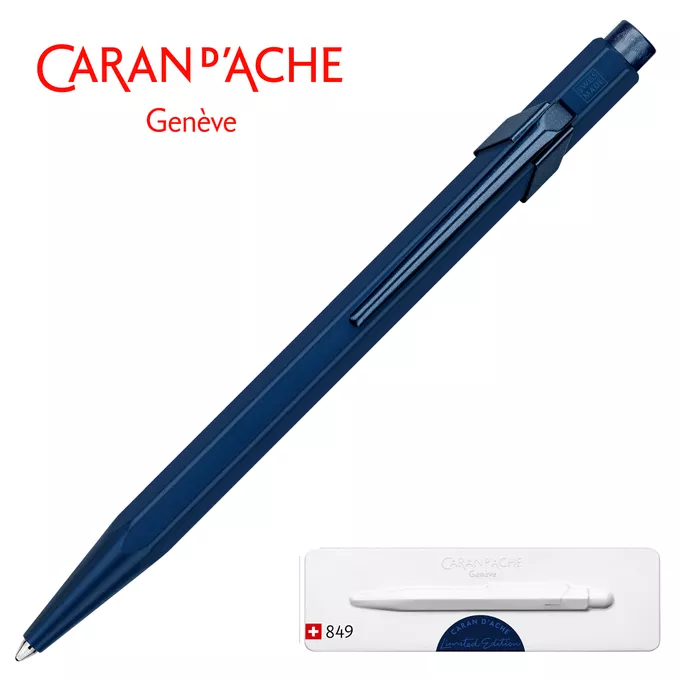 Długopis Caran d’Ache 849 Claim Your Style #3, kolor Midnight Blue