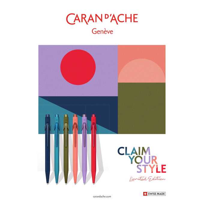 Długopis Caran d’Ache 849 Claim Your Style #3, kolor Tangerine