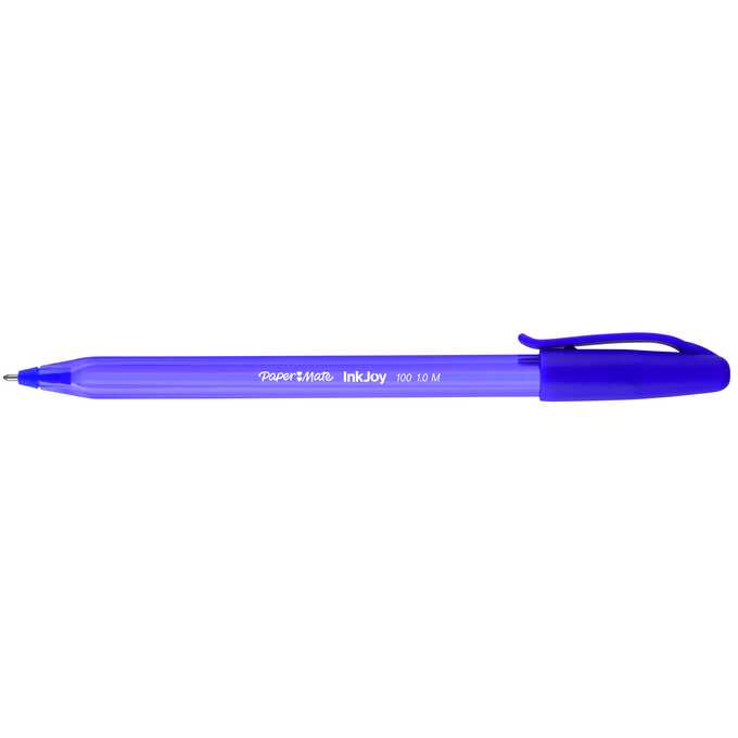 Długopis z nasadką Paper Mate InkJoy 100 Cap 1,0 mm, fioletowy