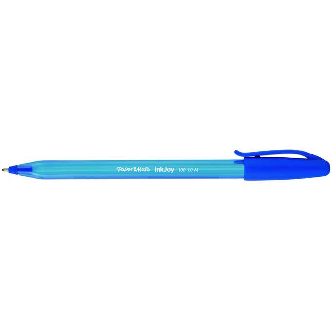 Długopis z nasadką Paper Mate InkJoy 100 Cap 1,0 mm, niebieski