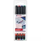 FOLIOPISY - MARKERY NIEZMYWALNE EDDING 1MM W 4 KOLORACH