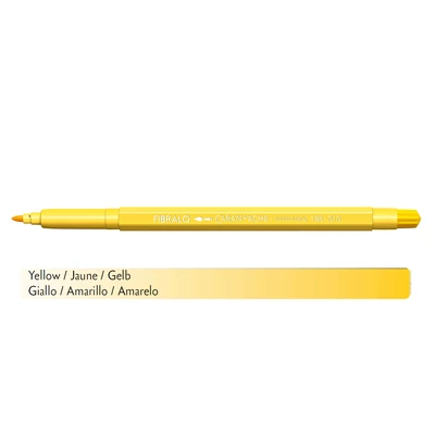 Flamaster Caran d'Ache Fibralo, 010 Żółty
