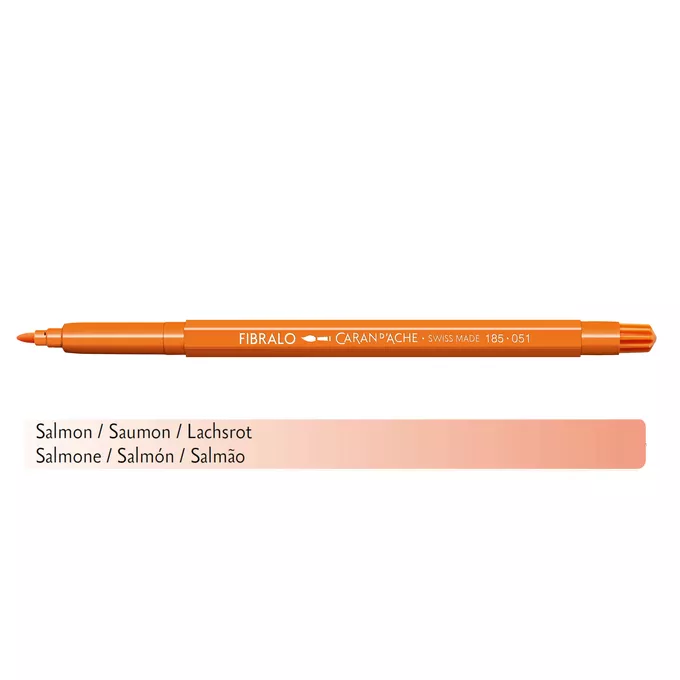 Flamaster Caran d'Ache Fibralo, 051 Łososiowy