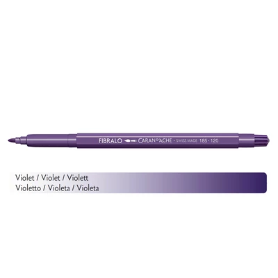 Flamaster Caran d'Ache Fibralo, 120 Fioletowy