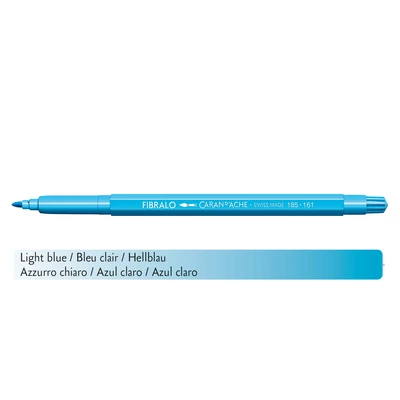 Flamaster Caran d'Ache Fibralo, 161 Jasny Niebieski