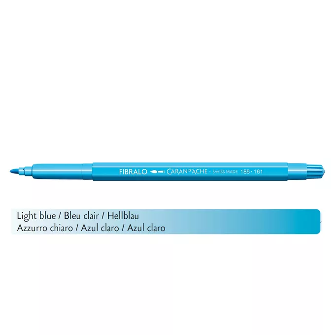 Flamaster Caran d'Ache Fibralo, 161 Jasny Niebieski