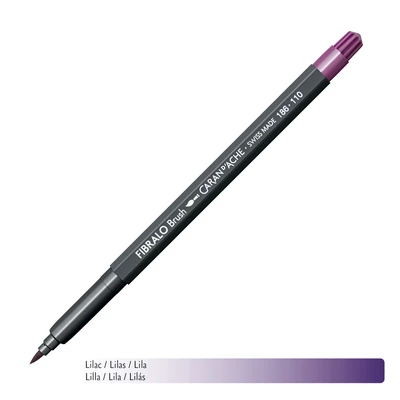 Flamaster Caran d'Ache Fibralo Brush, 110 Liliowy