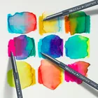Flamastry Caran d'Ache Fibralo Brush, 10 kolorów
