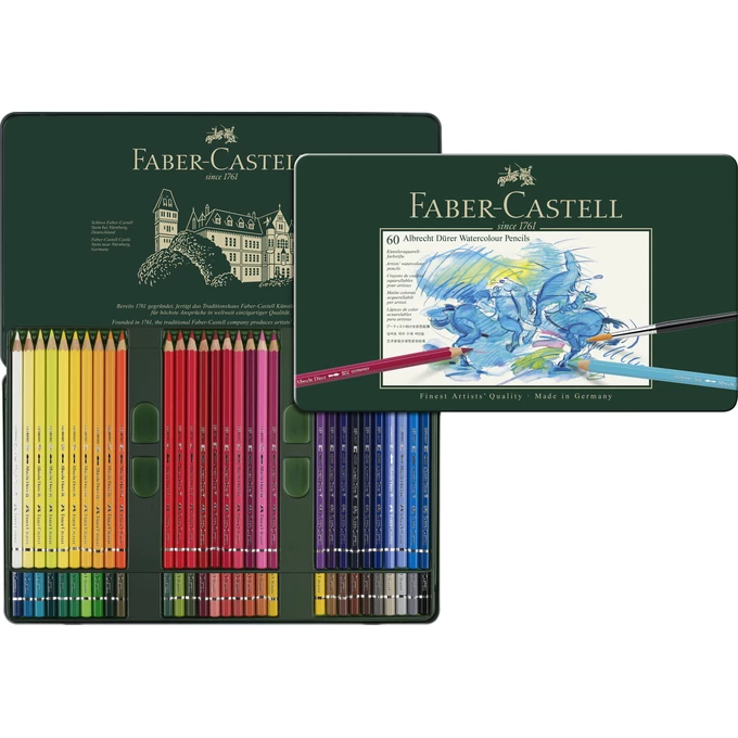 KREDKI AKWARELOWE ALBRECHT DURER FABER-CASTELL, 60 KOLORÓW