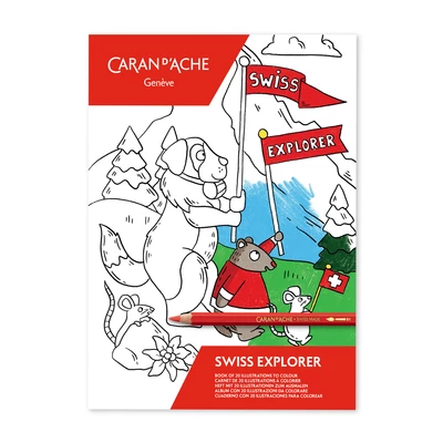 Kolorowanka A5 Caran d’Ache SWISS EXPLORER