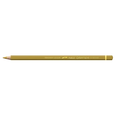 Kredka Caran d'Ache Pablo, kolor 025 Green Ochre - Zielona Ochra