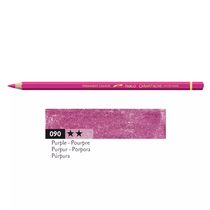 Kredka Caran d'Ache Pablo, kolor 090 Purple