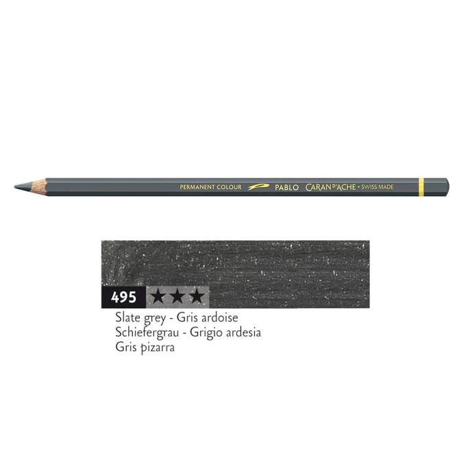 Kredka Caran d'Ache Pablo, kolor 495 Slate Grey