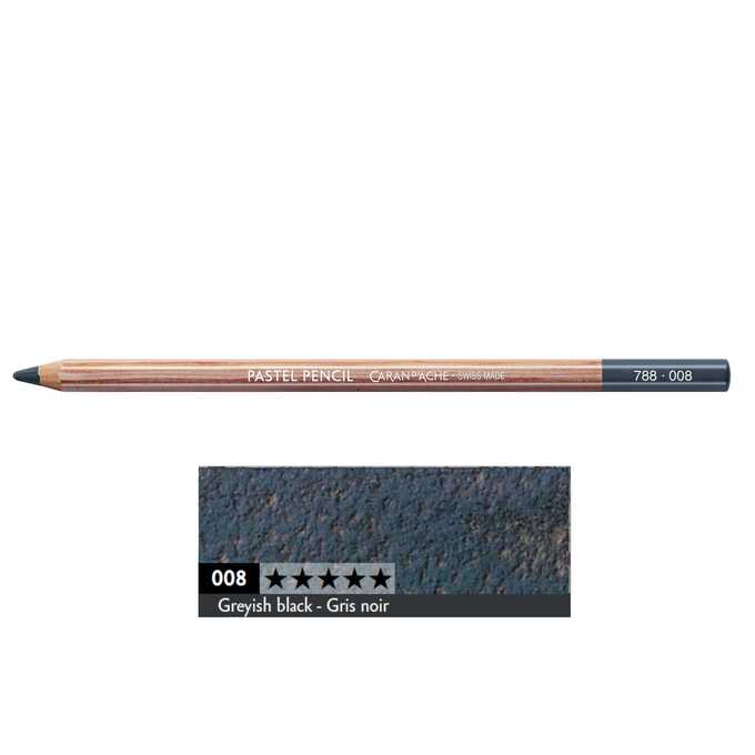 Kredka pastelowa Pastel Pencils Caran d'Ache, kolor 008 Greyish Black