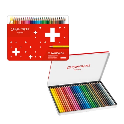 Kredki Swisscolor Caran d'Ache, 30 kolorów