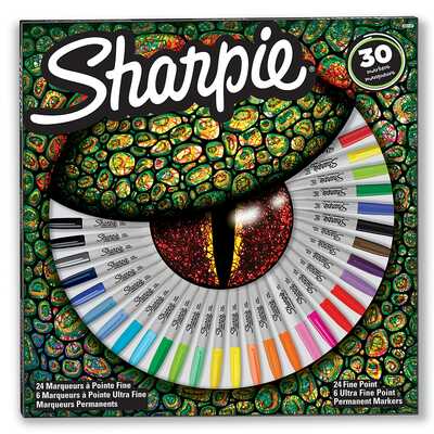 Markery permanentne Sharpie &quot;Oko&quot;, 30 kolorów