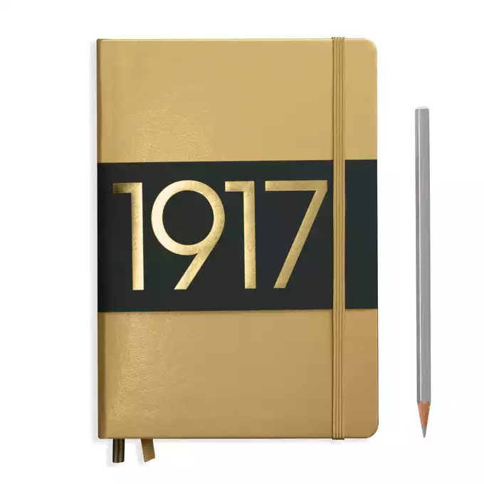 NOTATNIK LEUCHTTURM1917 EDYCJA LIMITOWANA 1917 MEDIUM (A5), ZŁOTY W KROPKI