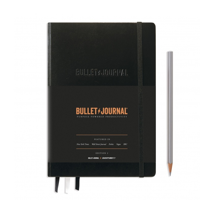 Notatnik Bullet Journal A5 120g w kolorze czarnym