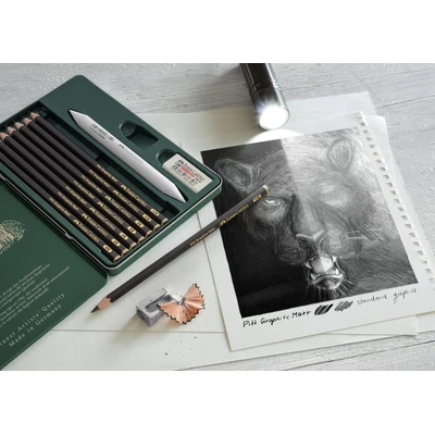 OŁÓWEK ARTYSTYCZNY PITT GRAPHITE MATT FABER-CASTELL, TWARDOŚĆ 8B