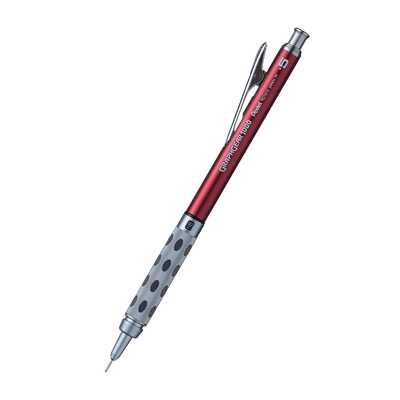 Ołówek automatyczny GRAPHGEAR 1000 Pentel, HB 0.5 mm, czerwony
