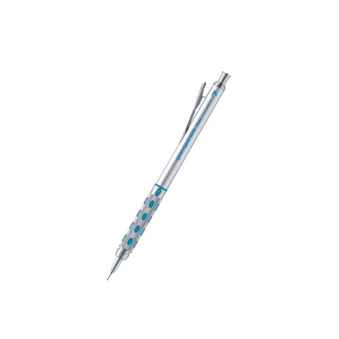 Ołówek automatyczny GRAPHGEAR 1000 Pentel, HB 0.7 mm, srebrny
