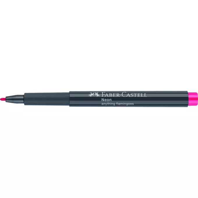 PISAK KREATYWNY NEONOWY FABER-CASTELL, KOLOR RÓŻOWY (ANYTHING FLAMINGOES)
