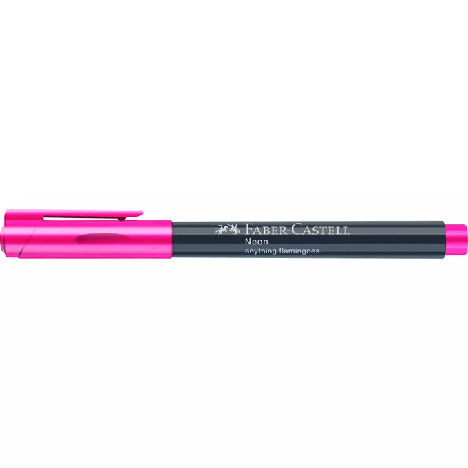 PISAK KREATYWNY NEONOWY FABER-CASTELL, KOLOR RÓŻOWY (ANYTHING FLAMINGOES)