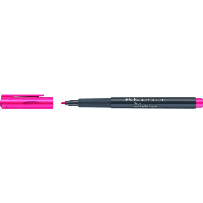 PISAK KREATYWNY NEONOWY FABER-CASTELL, KOLOR RÓŻOWY (ANYTHING FLAMINGOES)