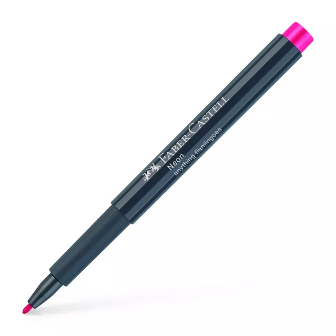 PISAK KREATYWNY NEONOWY FABER-CASTELL, KOLOR RÓŻOWY (ANYTHING FLAMINGOES)