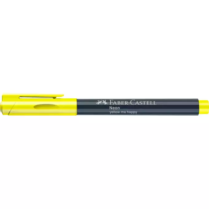 PISAK KREATYWNY NEONOWY FABER-CASTELL, KOLOR ŻÓŁTY (YELLOW ME HAPPY)