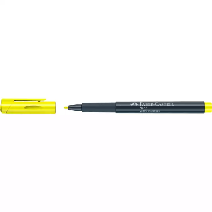 PISAK KREATYWNY NEONOWY FABER-CASTELL, KOLOR ŻÓŁTY (YELLOW ME HAPPY)