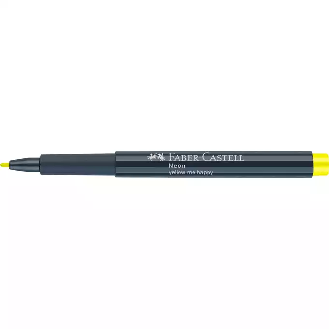 PISAK KREATYWNY NEONOWY FABER-CASTELL, KOLOR ŻÓŁTY (YELLOW ME HAPPY)
