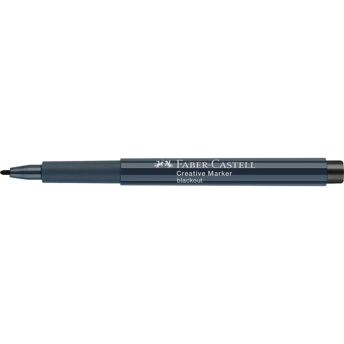 PISAK METALICZNY METALLICS FABER-CASTELL, KOLOR CZARNY (BLACKOUT)